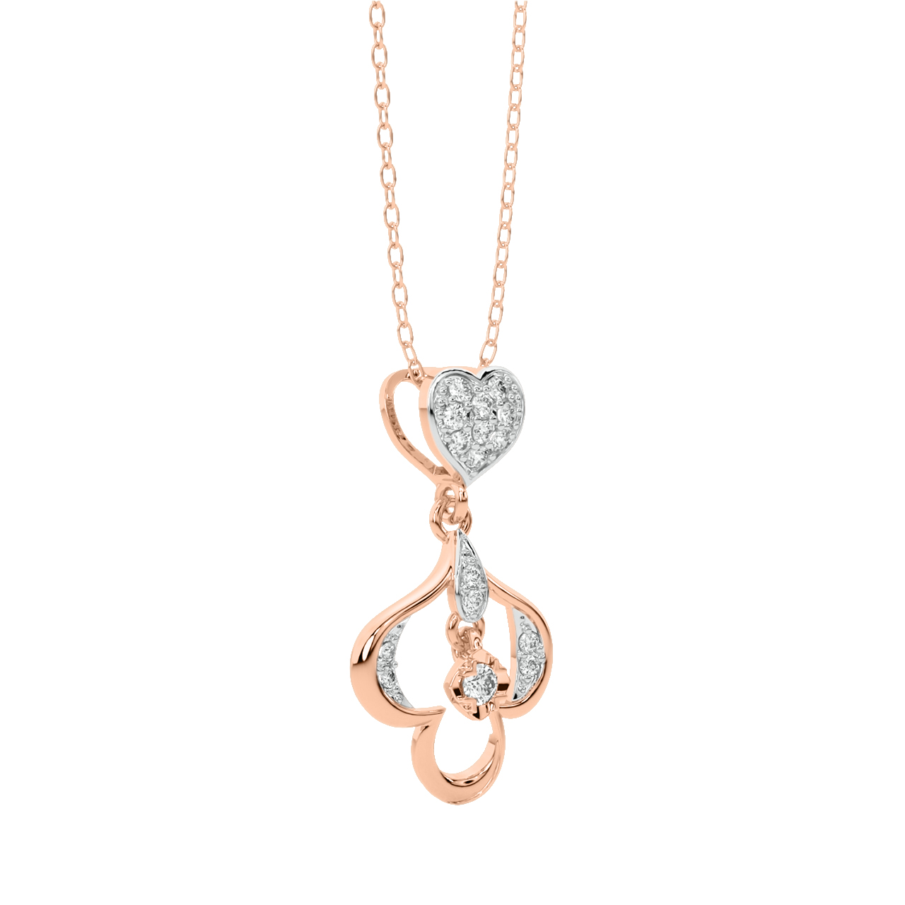 Isla Round Diamond Office Wear Pendant